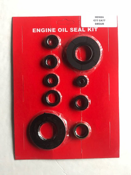 Honda 305 Oil Seal Kit CA77 C77 Dream Complete Engine  C72 CA72 250