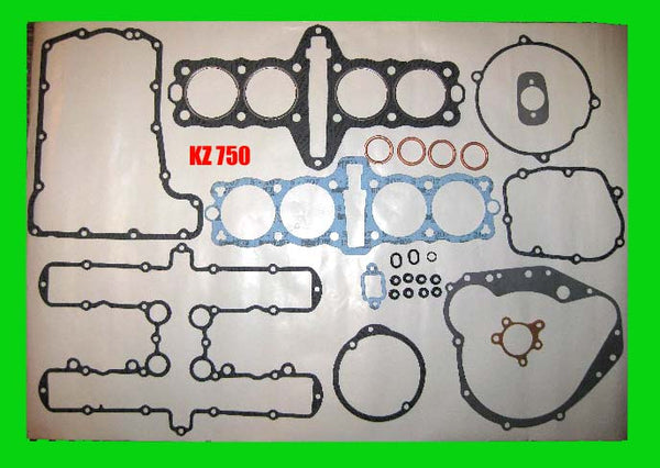 Kawasaki KZ750 KZ 750 Engine Gasket Set 1980 1981 1982 Four Cylinder