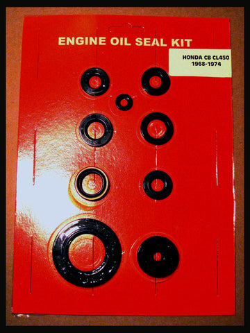 Honda CB450 Oil Seal Kit CL450 1968 1969 1970 1971 1972 1973 1974 450 Engine!