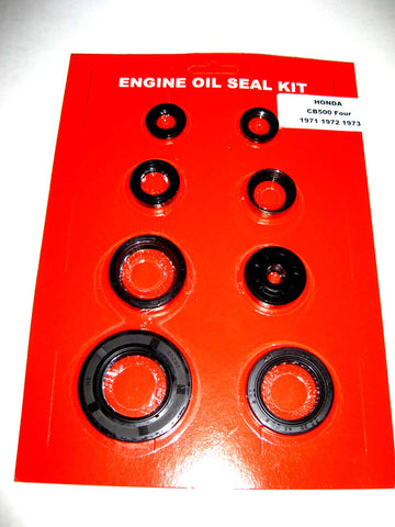 Honda CB500 CB500F Engine Oil Seal Kit! Four 1971 1972 1973 Shifter Clutch Kick Start etc.