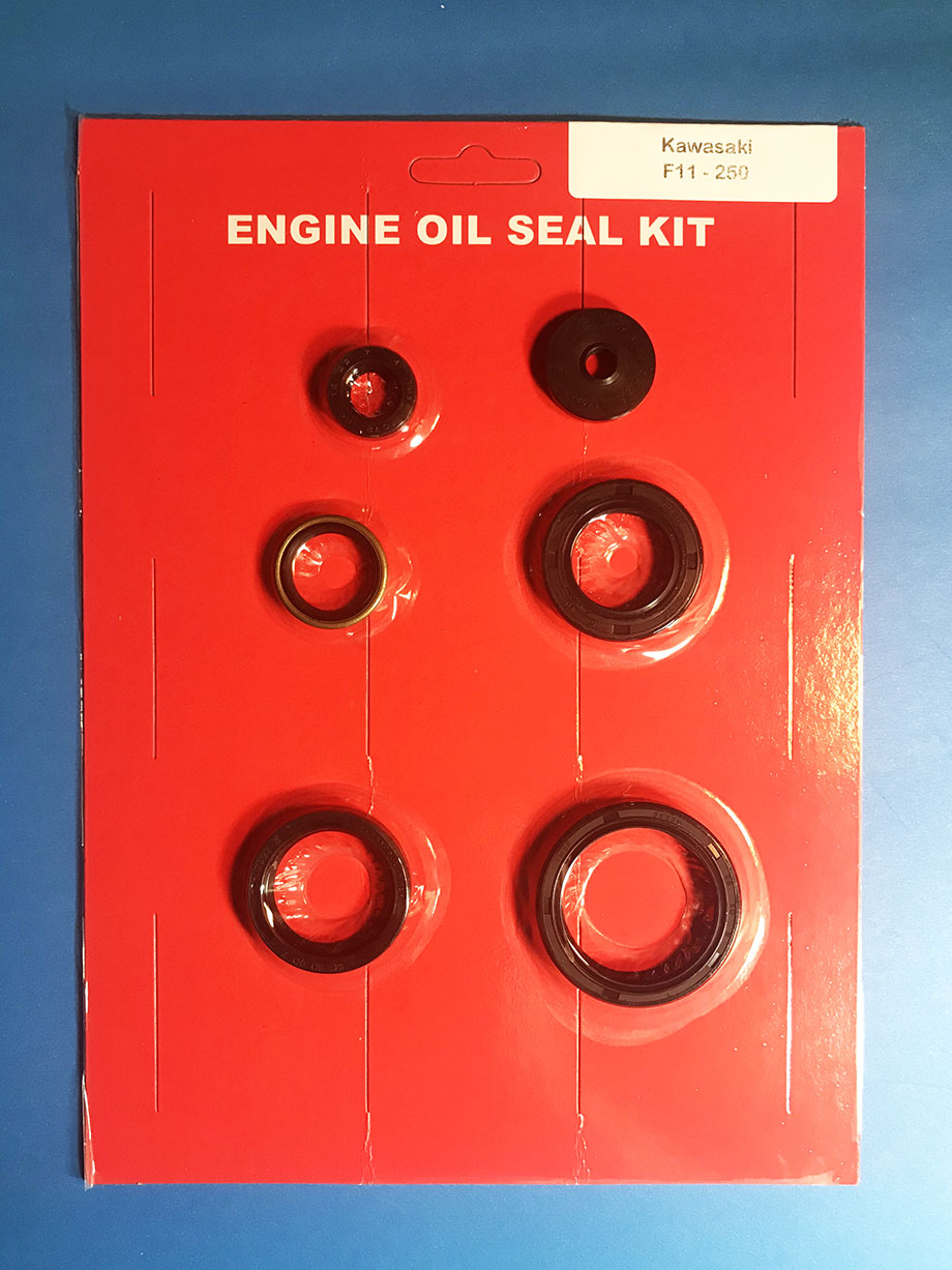 Kawasaki F11 Oil Seal Kit 250 Engine 1972 1973 1974 1975 1976 Crank,Shift, Clutch Seals