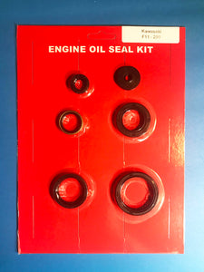 Kawasaki F11 Oil Seal Kit 250 Engine 1972 1973 1974 1975 1976 Crank,Shift, Clutch Seals