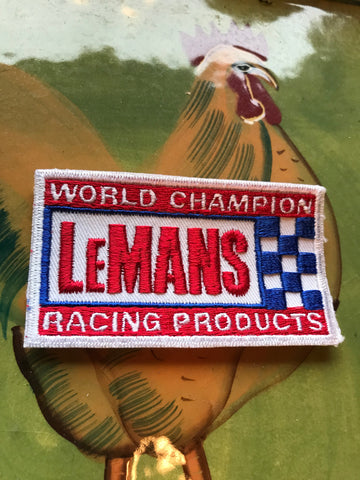 Vintage LeMans Race Car Steve Mcqueen / Motorcycle Patch #2 Racing