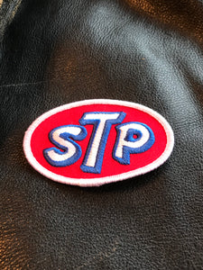 Vintage STP OIL Motorcycle Racing - Hot Rod Patch!