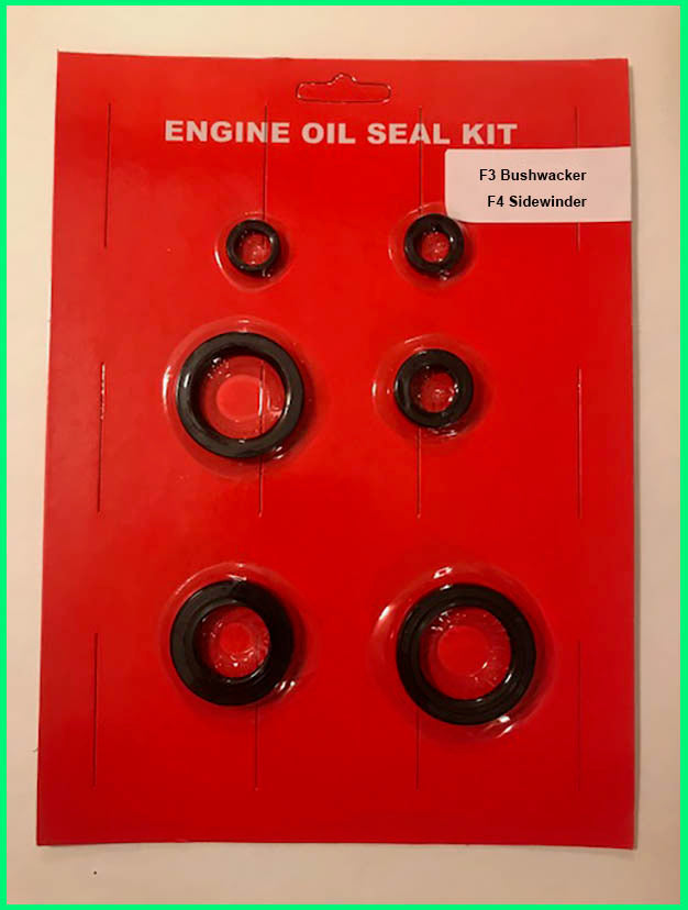 Kawasaki F3 F4 Oil Seal Kit 175 250 Engine Crank 1968 1969 1970 Shift, Kick Set