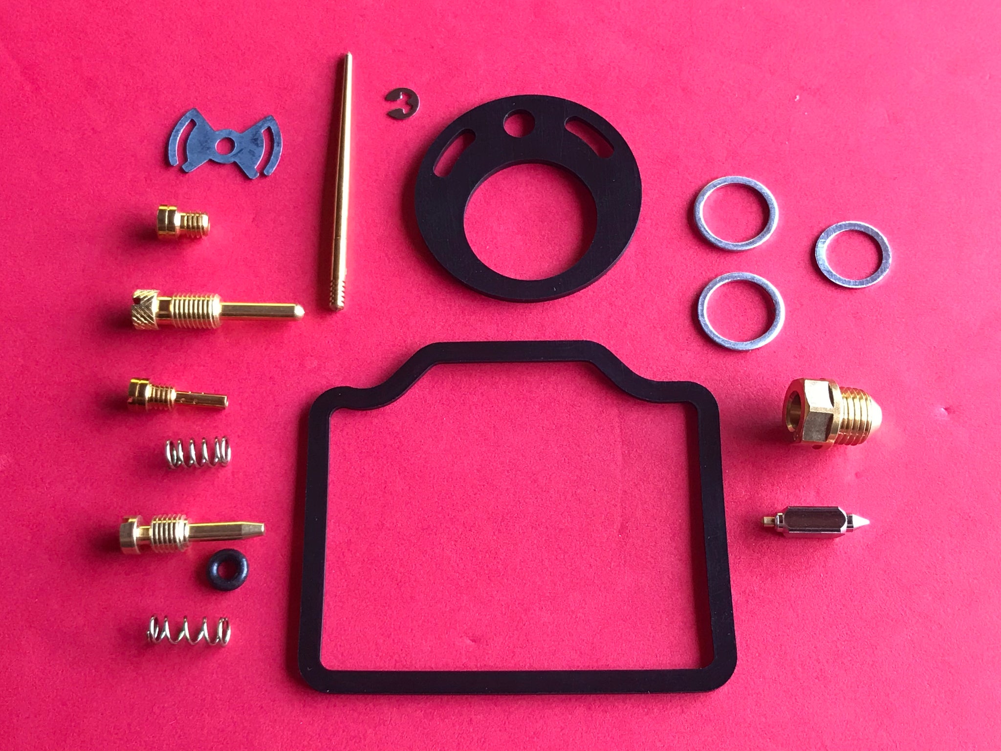 Honda XL175 Carb Rebuild Kit/ Set 1973 1974 1975 Carburetor Repair - Jets + Gasket