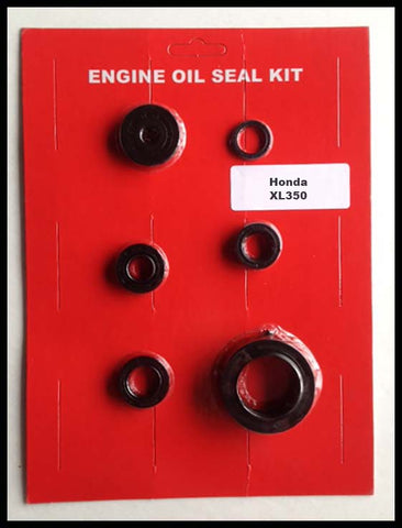 Honda XL350 Engine Oil Seal Kit ! 6 pcs 1974 1975 1976 1977 1978