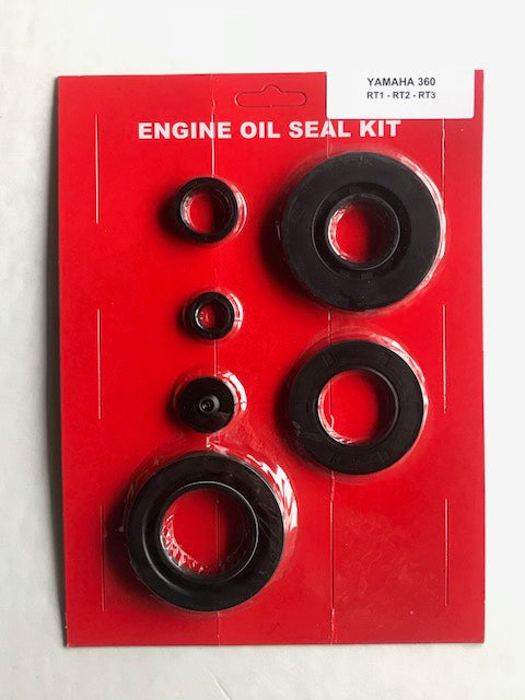 Yamaha RT360 Engine Oil Seal Kit RT1 RT2 RT3  1969 1970 1971 1972 1973 Crankcase Seals