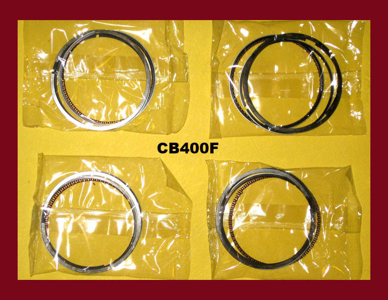 Honda CB400F CB400 Four New Piston Rings Set x4 1975 1976 1977- STD Standard