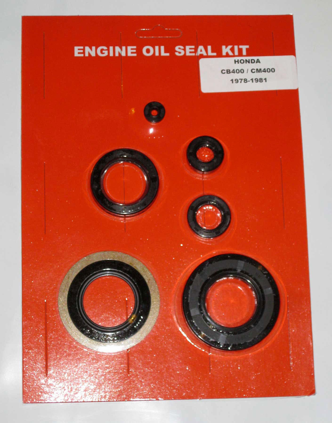 Honda CB400 CB400T CM400 CB400A Hawk Engine Oil Seal Kit 1978 1979 1980 1981
