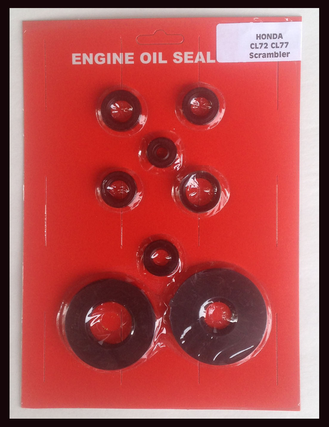 Honda CL72 250 CL77 305 Scrambler Complete Engine Oil Seal Kit