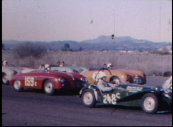 Vintage Car Race Film Porsche 356 Westwood Lotus Cobra Laguna Seca 50's 60's