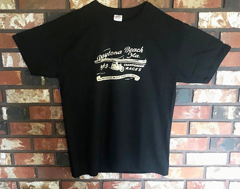 Daytona Beach Vintage Motorcycle Race Shirt - 1949 WLDR WR 101 Scout