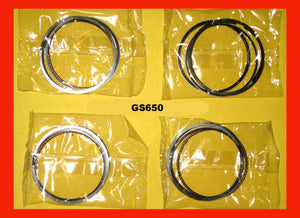 Suzuki GS650 Piston Ring Set x4 Sets! STD. size 1981 1982 1983 # 12140-34240