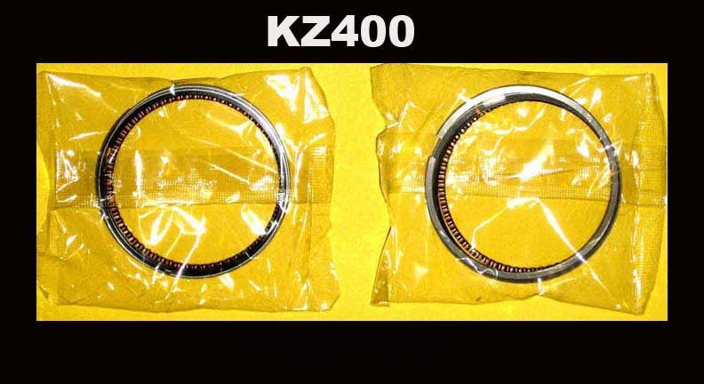 Kawasaki KZ400 STD. Piston Rings Set x2 1974 1975 1976 1977 13008-5028