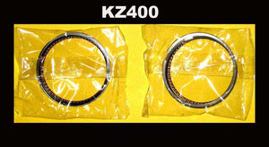 Kawasaki KZ400 Z400 Piston Rings Set x 2 STD size 1978 1979 1980 1981 1982 # 13008-5019