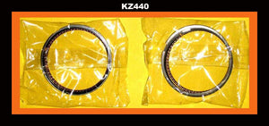 Kawasaki KZ440 440 Piston Rings Set x 2 STD size 1980 1981 1982 1983 Motorcycle!