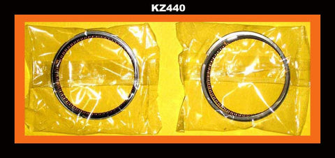 Kawasaki KZ440 440 Piston Rings Set x 2 STD size 1980 1981 1982 1983 Motorcycle!