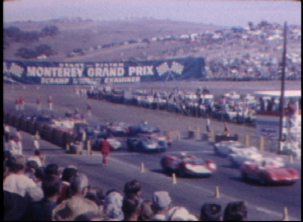 Vintage Car Race Film Porsche 356 Westwood Lotus Cobra Laguna Seca 50's 60's