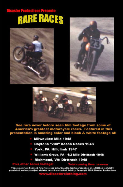 Rare Motorcycle Race Film - Volume #2 - WR WLDR Scout Daytona 1948 Hillclimb AMA Vintage Motorcycle Races