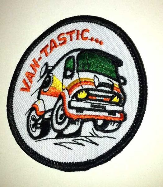 VANTASTIC Disco Vintage Hotrod Boogie Ford Dodge Chevy Van 1970's Patch/ Badge!