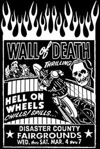 Wall of Death!  Vintage Motorcycle VL JD Flathead Shirt