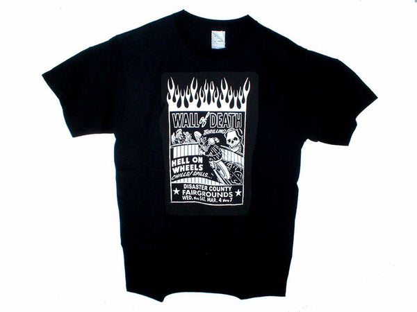 Wall of Death!  Vintage Motorcycle VL JD Flathead Shirt