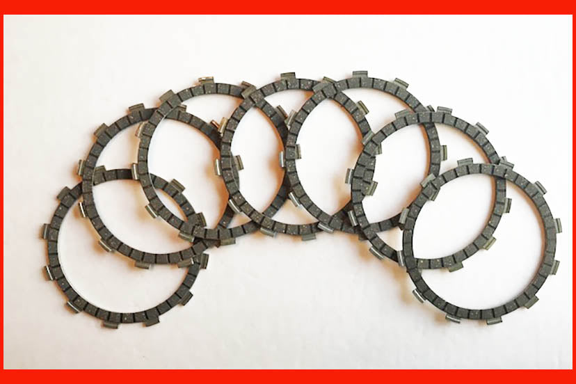 Honda MT250 MR250 1974 1975 1976 Clutch Friction Disc Set New! 7pc! Elsinore 250