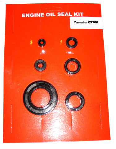 Yamaha XS360 Engine Oil Seal Kit ! 1976 1977 for Engine! 6pc kit.